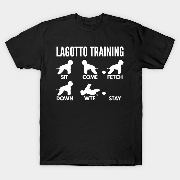 Lagotto Training Lagotto Romagnolo Tricks T-Shirt by DoggyStyles